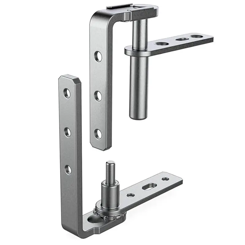 VEHO-4Pack Cafe Door Hinges,304 Stainless Steel Swinging Door Hardware Saloon Door Hinges,Self Closing,For Swinging Door-S