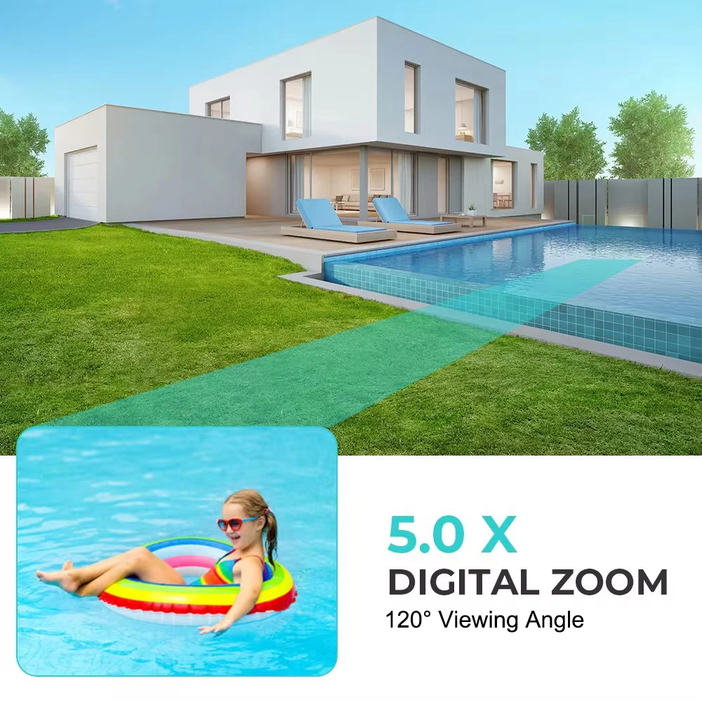 ICSEE 4K 5MP Doppia Lente 2K 5MP Wifi IP PTZ Dome Tracciamento Automatico Interno Audio Bidirezionale Sorveglianza di Sicurezza Visione Notturna a Colori