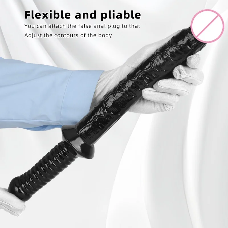 Dildo super lungo Plug anale con manico Pene Big ButtPlug Masturbazione femminile Giocattoli sessuali per donne Uomini Coppia Aduts Prodotti 18+