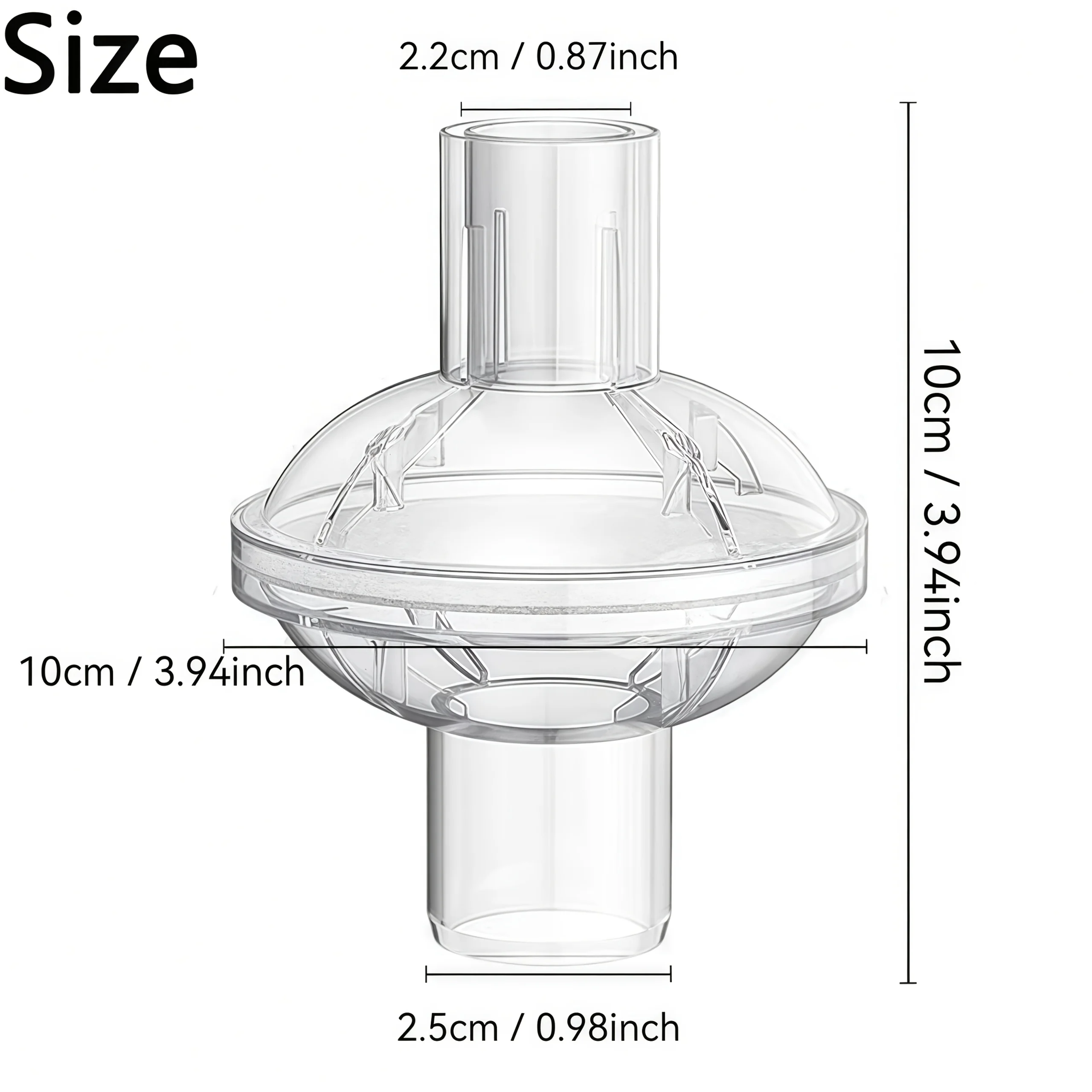 Filters for Cpap Machine - Cpap Filters fit Inline Filters Compatible with Resmed and Any Machine Size 22mm and 25mm Cpap image 3