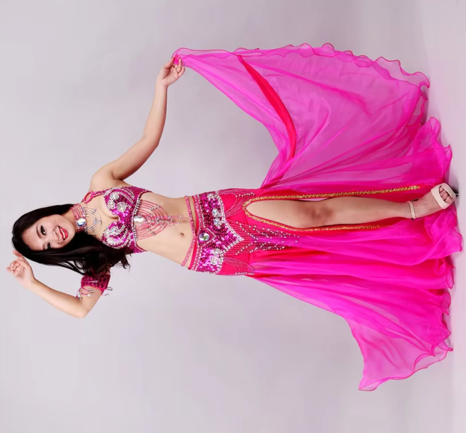 

Cosplay Women's belly dance costume Nightclub stage performance dancing skirt dress