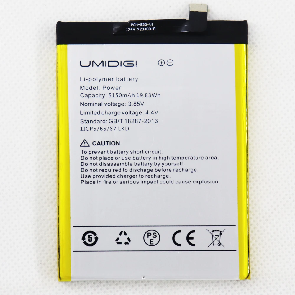 5pcs 10pcs 5150mAh Battery For UMI Umidigi Power Battery