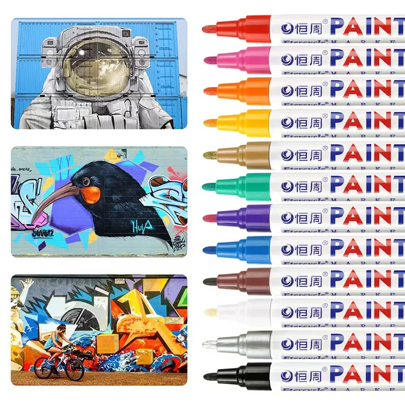 

2,0 мм автомобильная ручка для краски, водостойкая автомобильная ручка для колес, масляная краска, маркер для автомобильной резиновой шины, CD, металлический перманентный маркер для краски