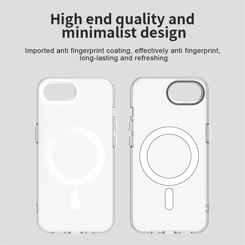 For iPhone 16E Case iPhone 16E Capas New Phone Bumper Shockproof Colour Wireless Charging Magnetic Matte Fundas iPhone 16E