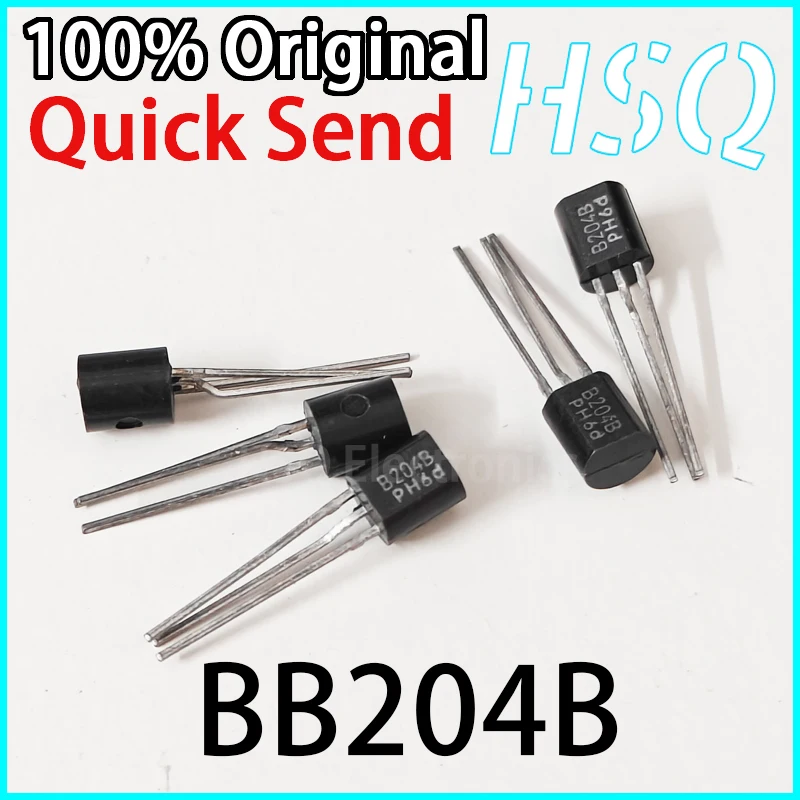 

5PCS BB204B B204B New Original BB204 Triode Packaging TO-92