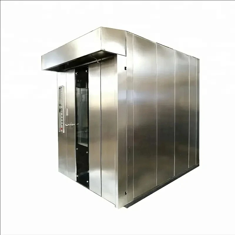 Full Automatic Commercial Industrial Big Bakery Bread Rotary Oven Electrical / Gas Rotating Baking Oven