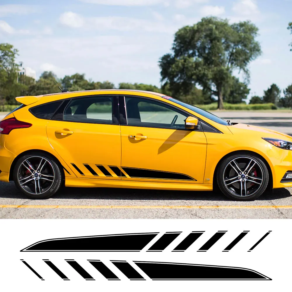 

Car Vinyl Film Stickers for Ford Focus MK2 MK3 MK1 MK4 2 3 1 Auto Door Side Stripes Graphics Decals Vehicles Tuning Accessories