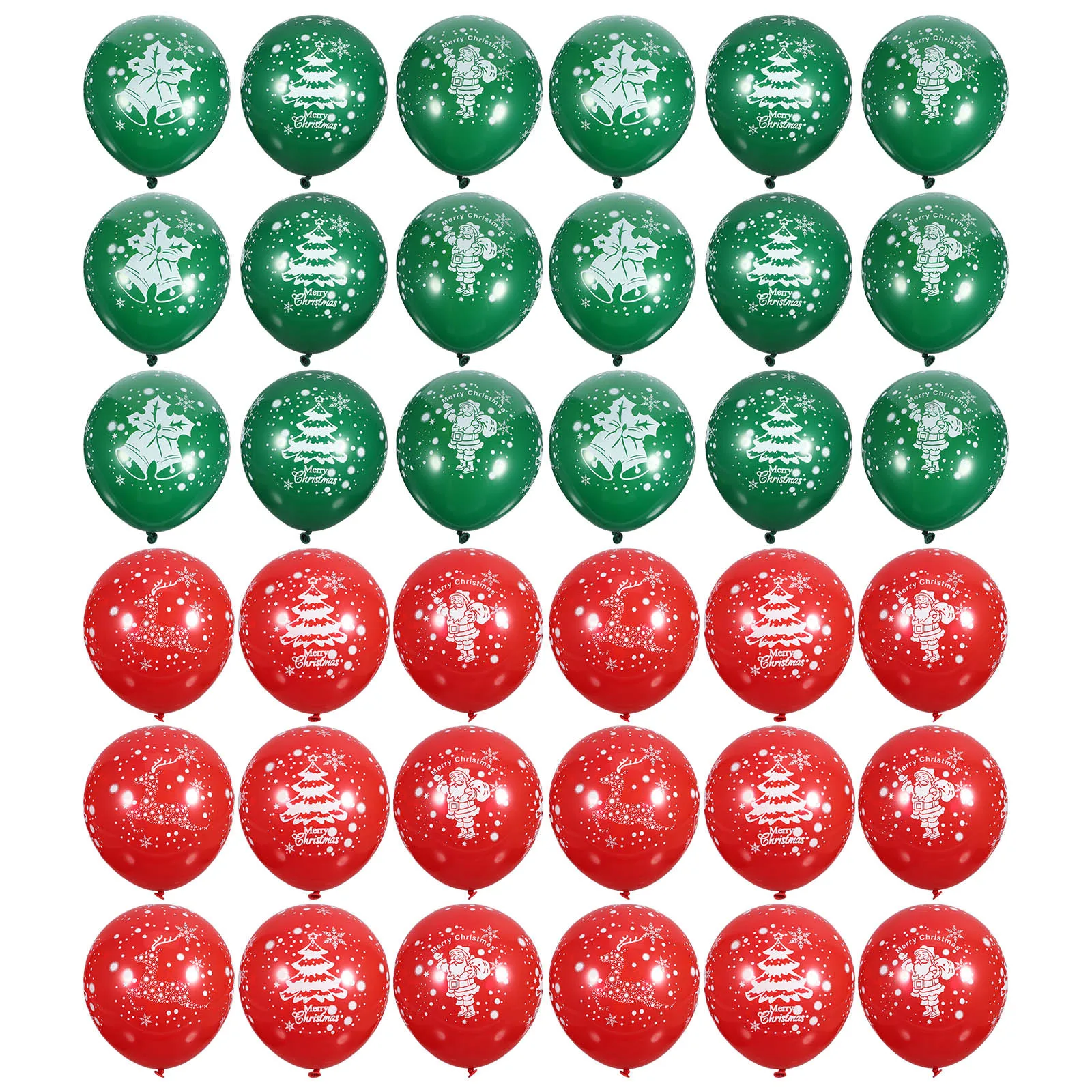 

200Pcs 12Inch Pearl Balloons Christmas Latex Merry Xmas Party Decorations Festival Balloon Supply for Home Celebration