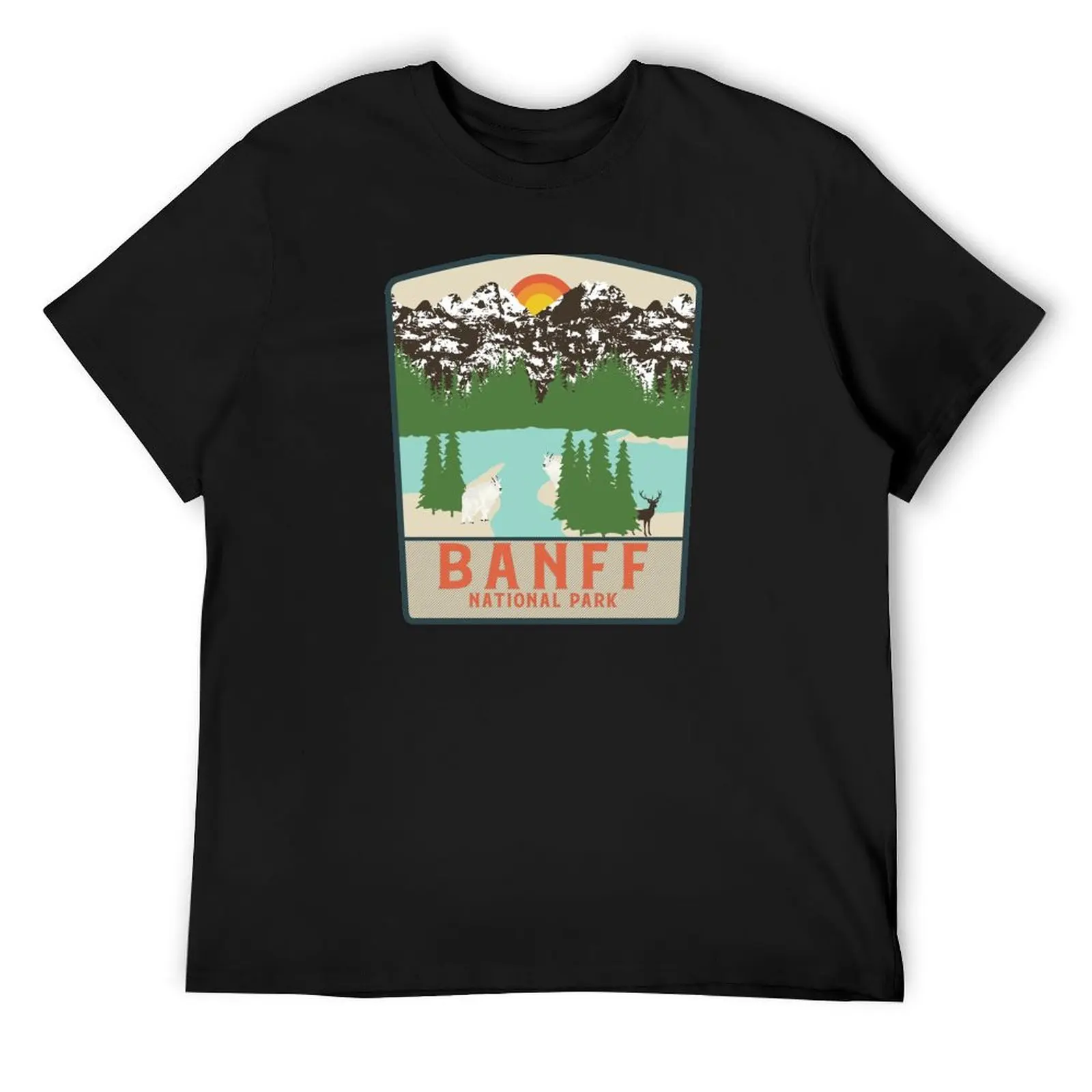 

Banff National Park T-Shirt graphic t shirt vintage essential t shirt anime clothes oversized graphic tee men clothings