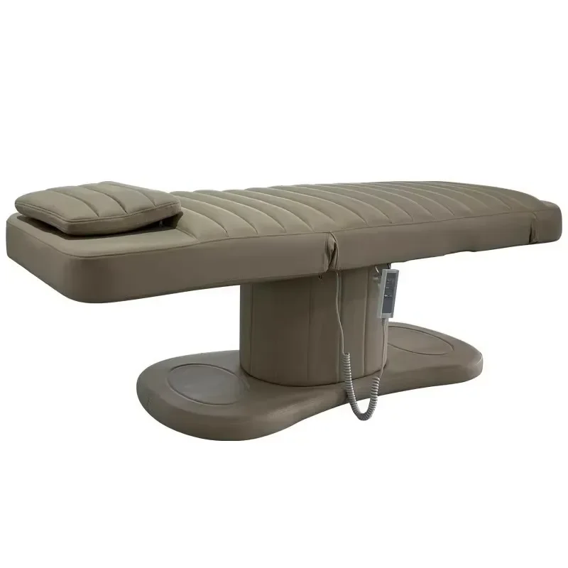 Modern Three Motor Automatic Massage Bed Electric Lifting Facial Care Beauty Chair for Laser Treatment and Spa Therapy