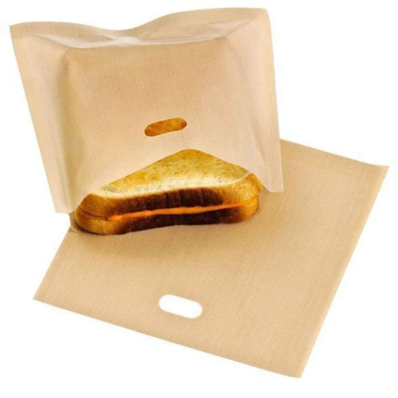 Bolsas para tostadas reutilizables, bolsas de fibra de vidrio antiadherentes para sándwiches, pollo, panini y tostadas de ajo, 5/20 piezas