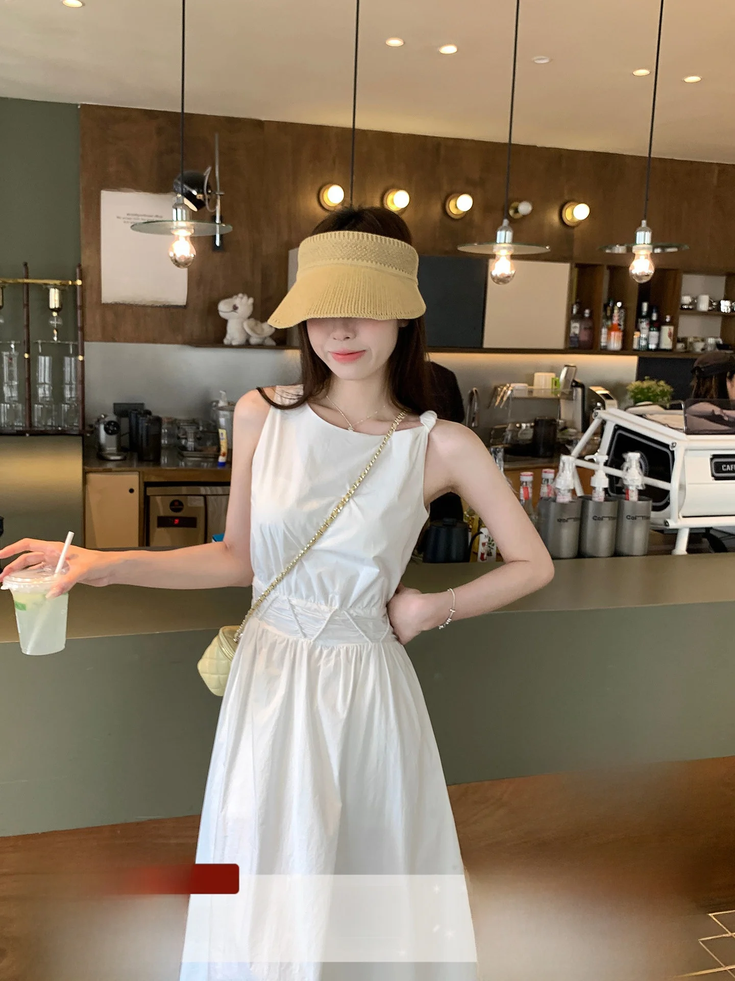 

Белая длинная юбка без бретелек для женщин, летняя, дизайнерская, утягивающая, с высокой талией, А-силуэт, корейский стиль, из смесового хлопка и полиэстера