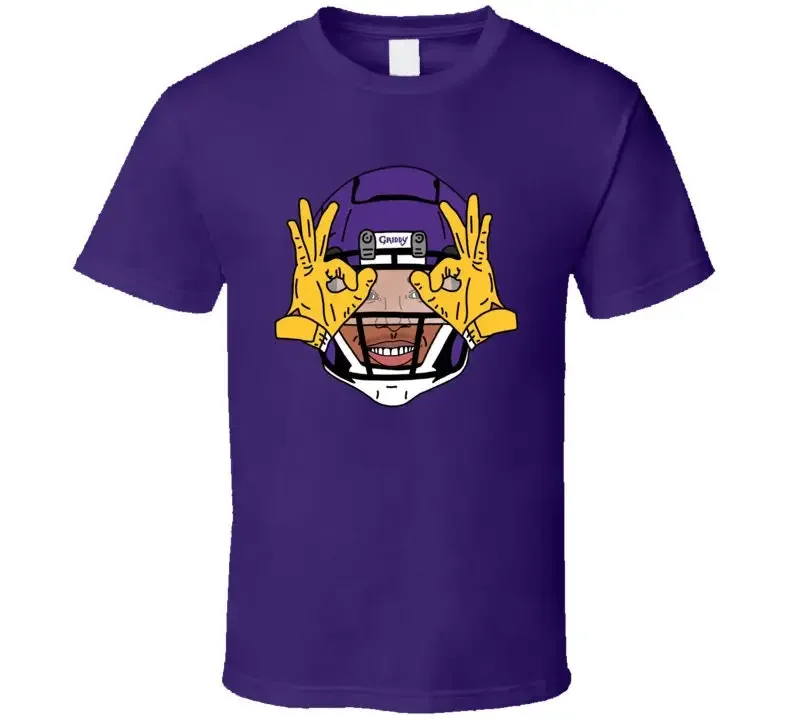 Justin Jefferson Big Head Minnesota Wide Receiver T Shirt