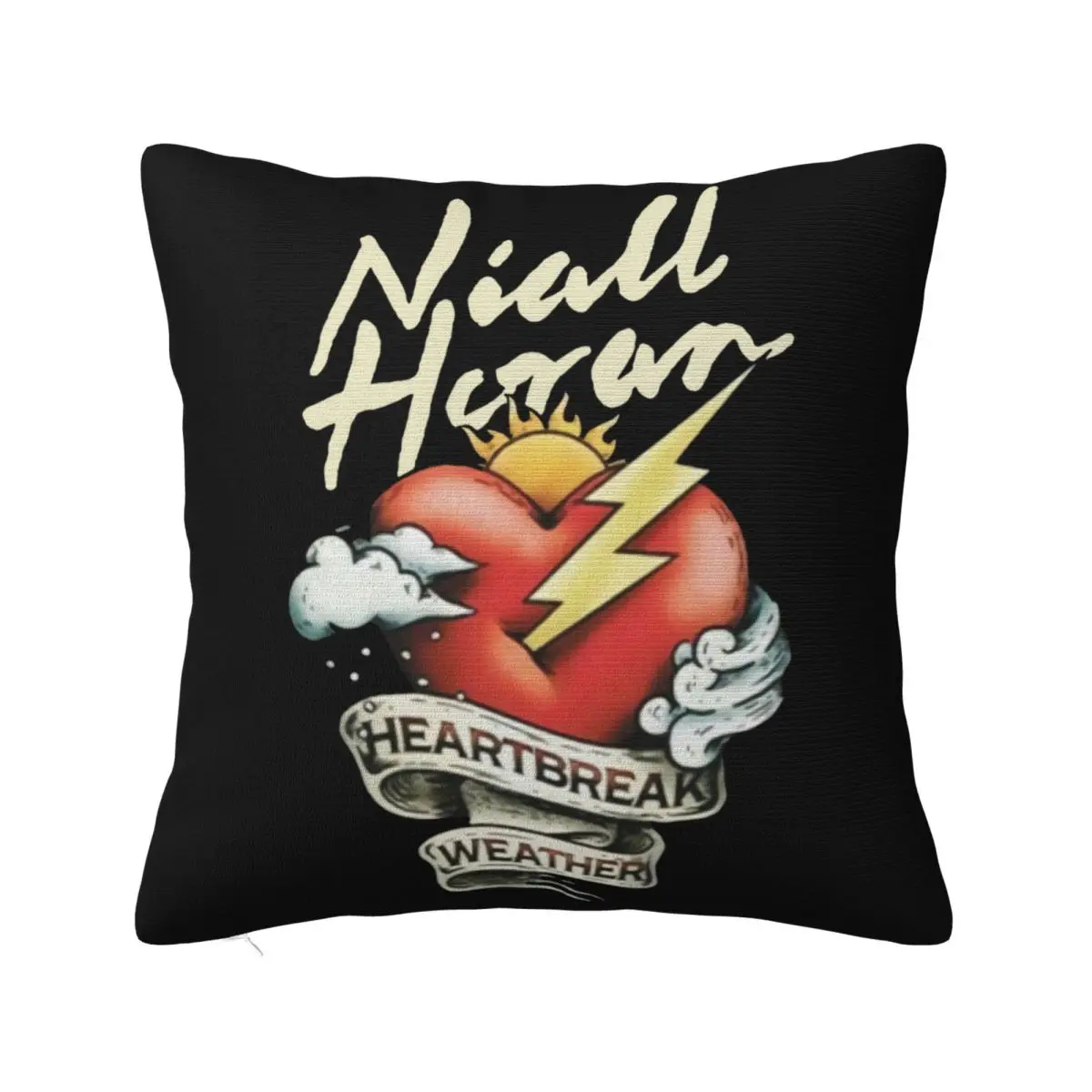 Niall Horan Heartbreak Weather Album Black On Sale Kawaii Male Geek Designs Farmhouse Colour Pillow Case