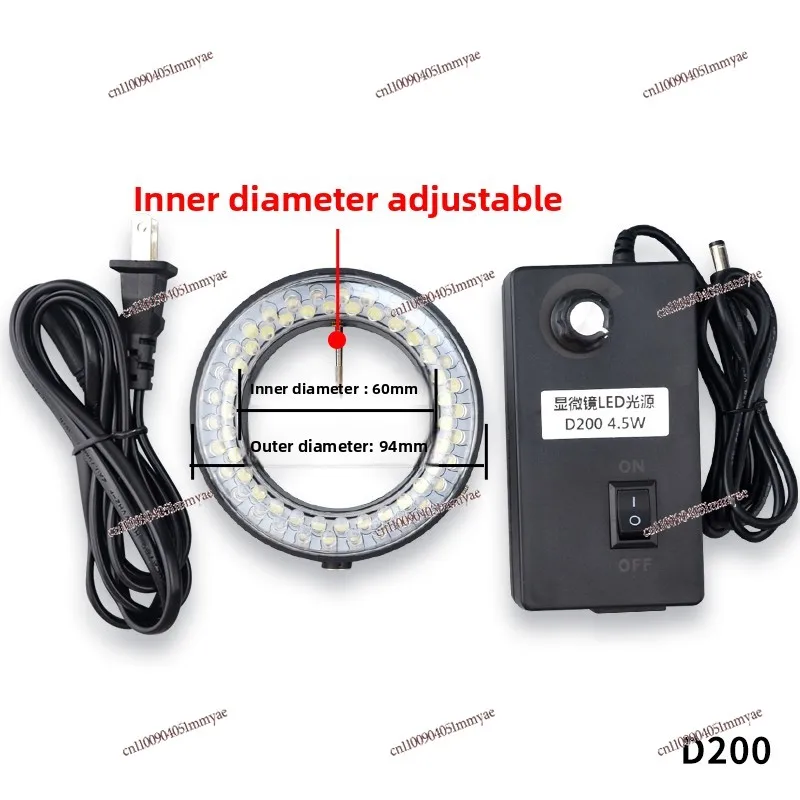 fonte-de-luz-ajustavel-para-microscopio-eletronico-brilho-regulavel-luz-de-preenchimento-led-em-formato-de-anel-equipamento-de-iluminacao