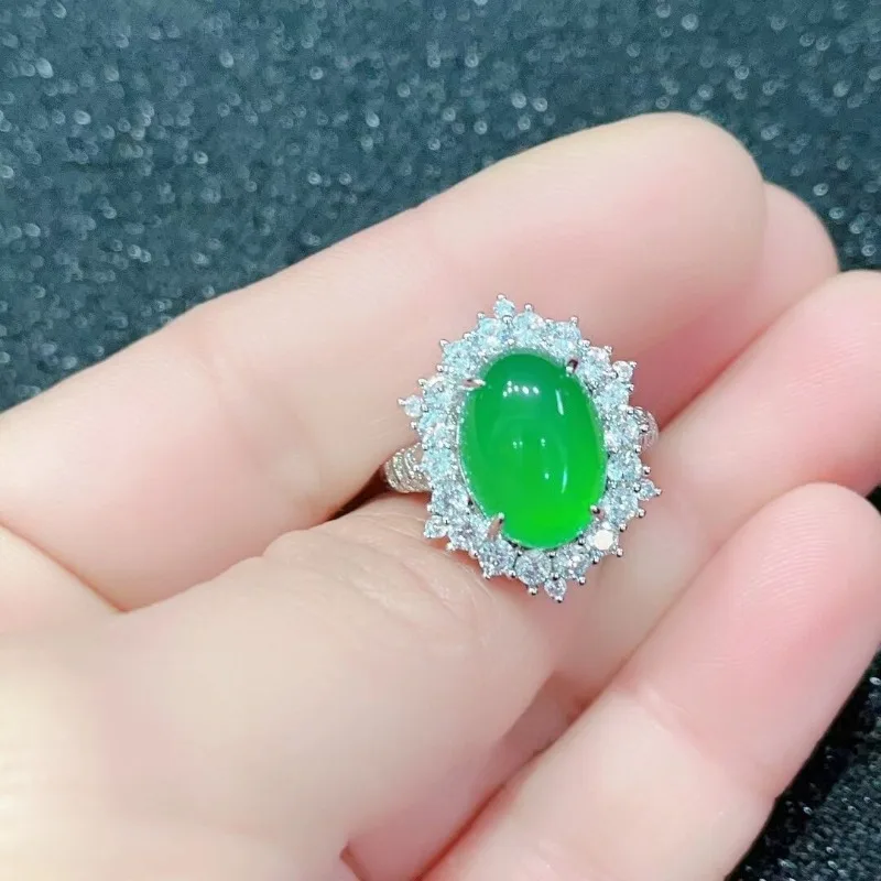

Серебряное кольцо с инкрустацией из белого нефрита и агата, женское, новое, ювелирное украшение, подарок, придающее элегантность