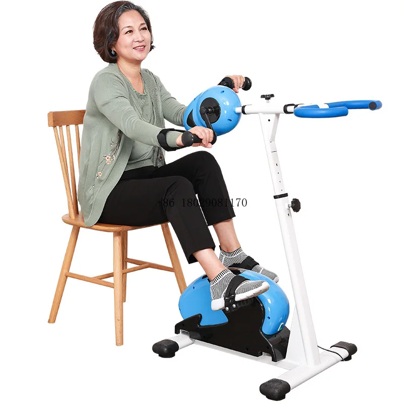 Rehabilitation Machine Pedal Exerciser for Disabled Leg And Arm  Electric Portable Cycle Pedal Exerciser Office Home