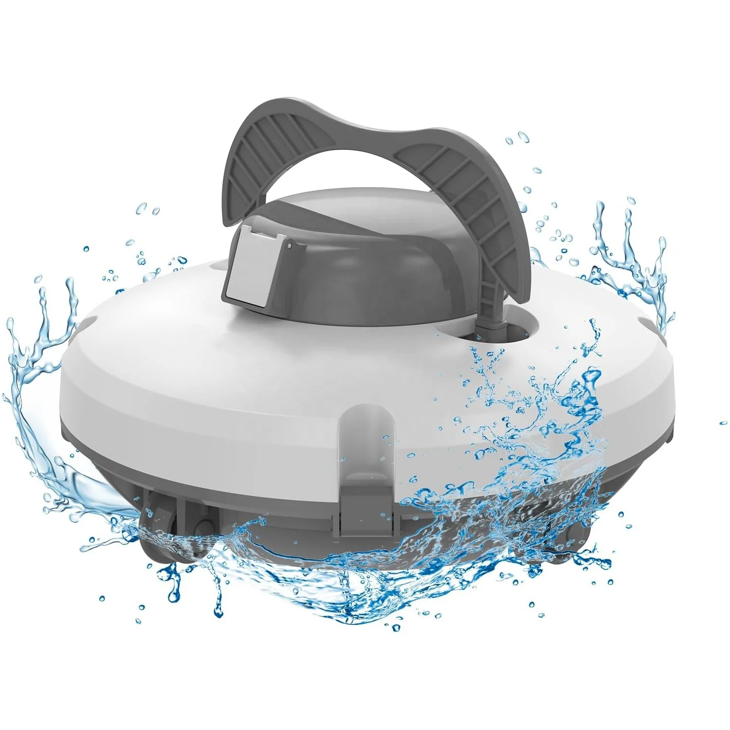 

Cordless Robotic Pool Vacuum For Ground Pool Automatic Vacuum Cleaner Lasts 120 Mins With Strong Suction