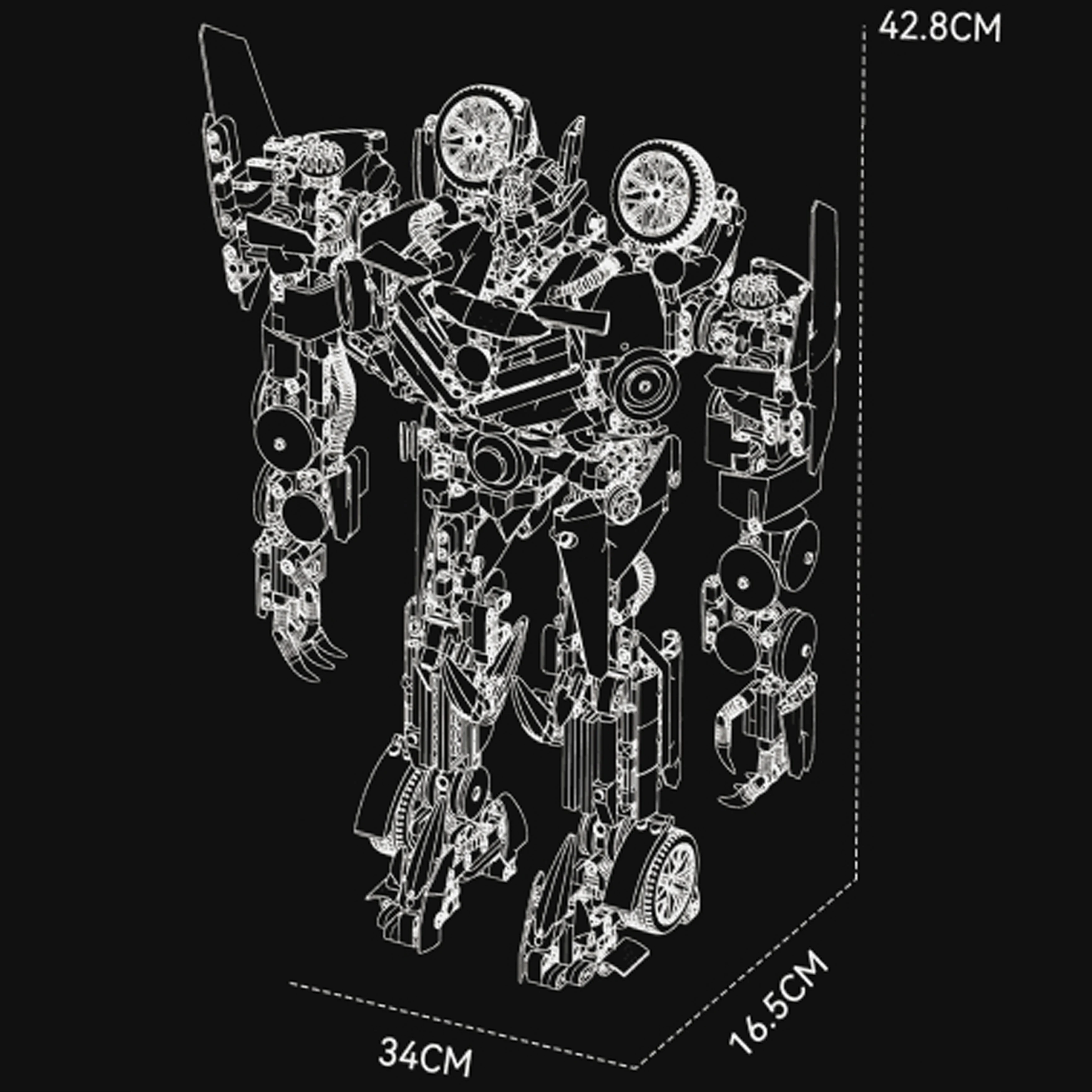 1941PCS Mechanische Intelligenz Offizier Modell Kit Bösewicht Mecha Action Figur Bausteine Spielzeug Display Geschenk für Sammler
