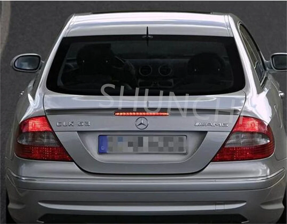 Car Trunk Spoiler Carbon Fiber/FRP Auto Rear Trunk Wing Accessories Spoiler For Benz W209 CLK200 280 350 55 63