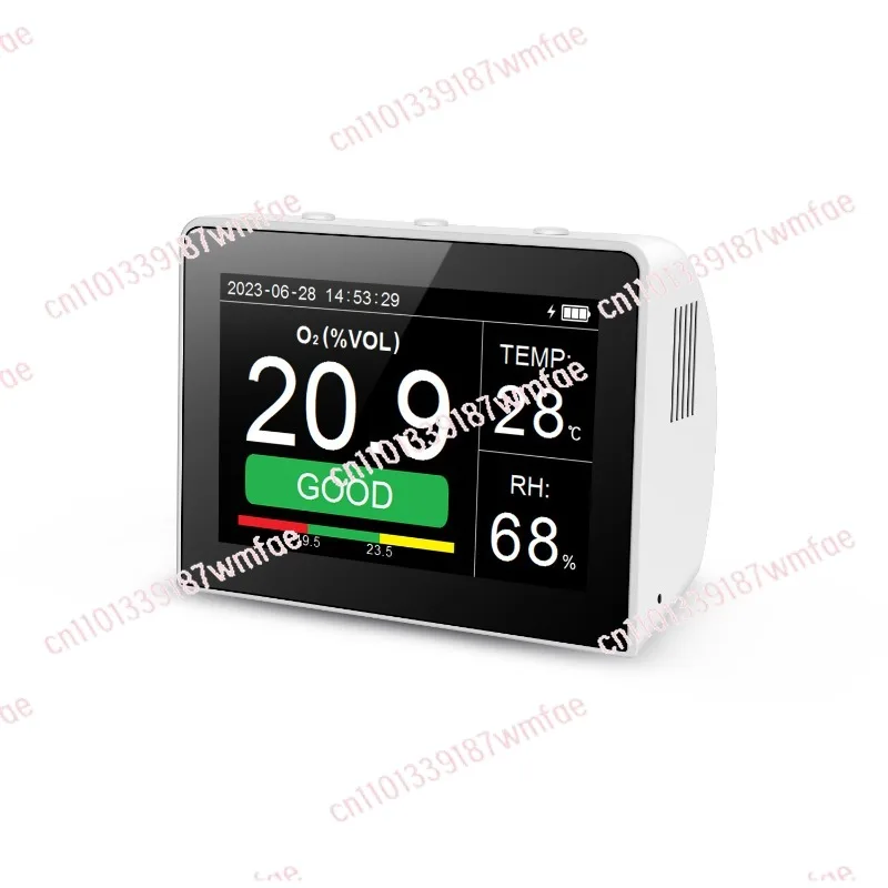 Handheld K6-O2 Oxygen Concentration Detector Temperature and Humidity Detection Oxygen Detector Oxygen Test Exceeding Alarms