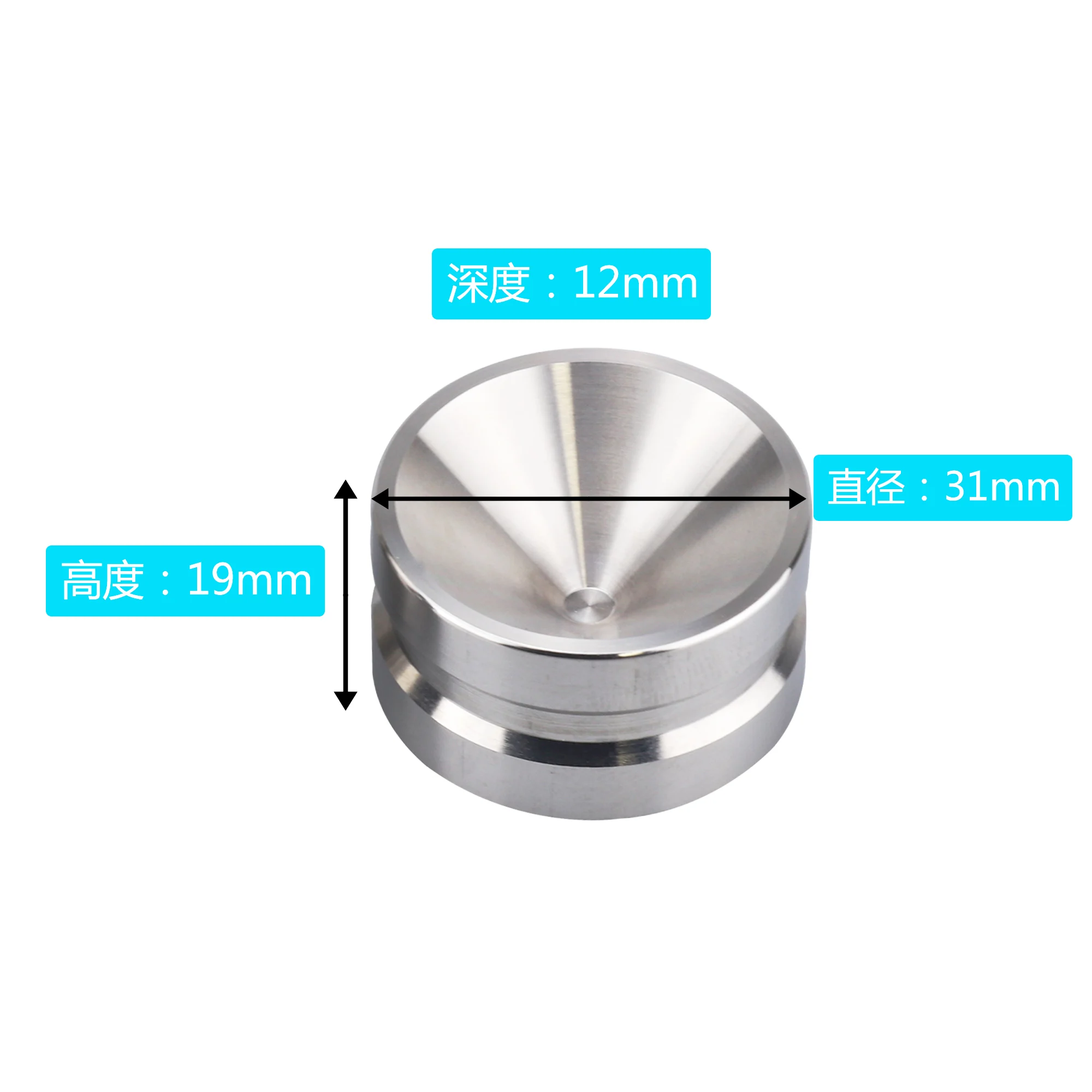 Filles dentaire en acier inoxydable pour implant dentaire, tasse à poudre, bol TingAssad, fournitures de laboratoire, outils de dentiste, Sophia Meal