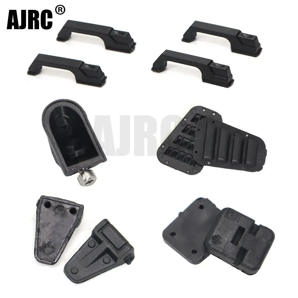 Abs Plastic Door Hinge/door Handle/engine Hinge/fuel Tank Port/air Inlet Suitable For 1/10 Rc Car Parts Trax Trx4 Axial Scx10