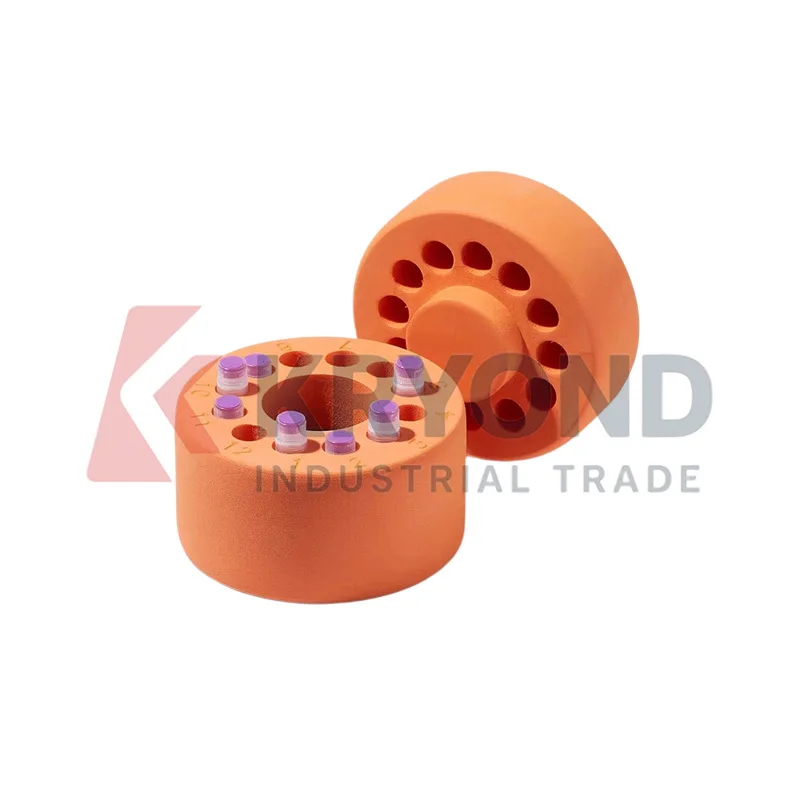 2mL Cell Freezing Container 12 Wells Gradient Cooling Box Without Metal Block Laboratory Cryovial Storage Holder Research Series
