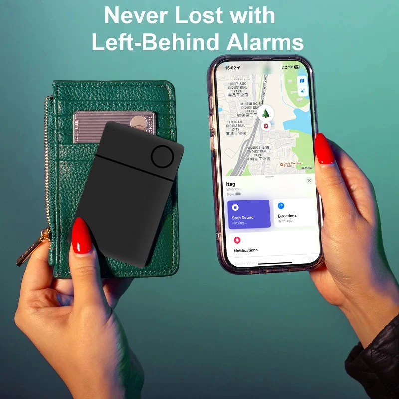 Smart Card Tracker GPS Position Locator Karten finder Brieftasche Key Tracker Wireless Bluetooth Tag funktioniert mit iOS iPhone iPad finden meine