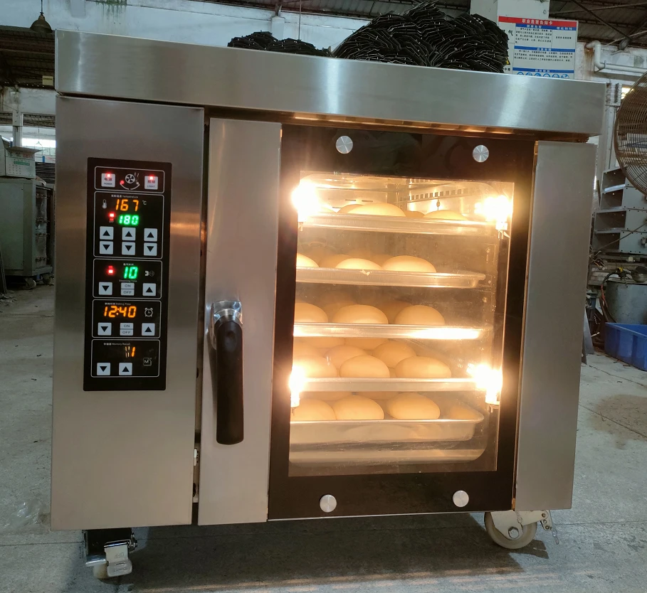 Commercial bread baking equipment 5 tray bread convection oven