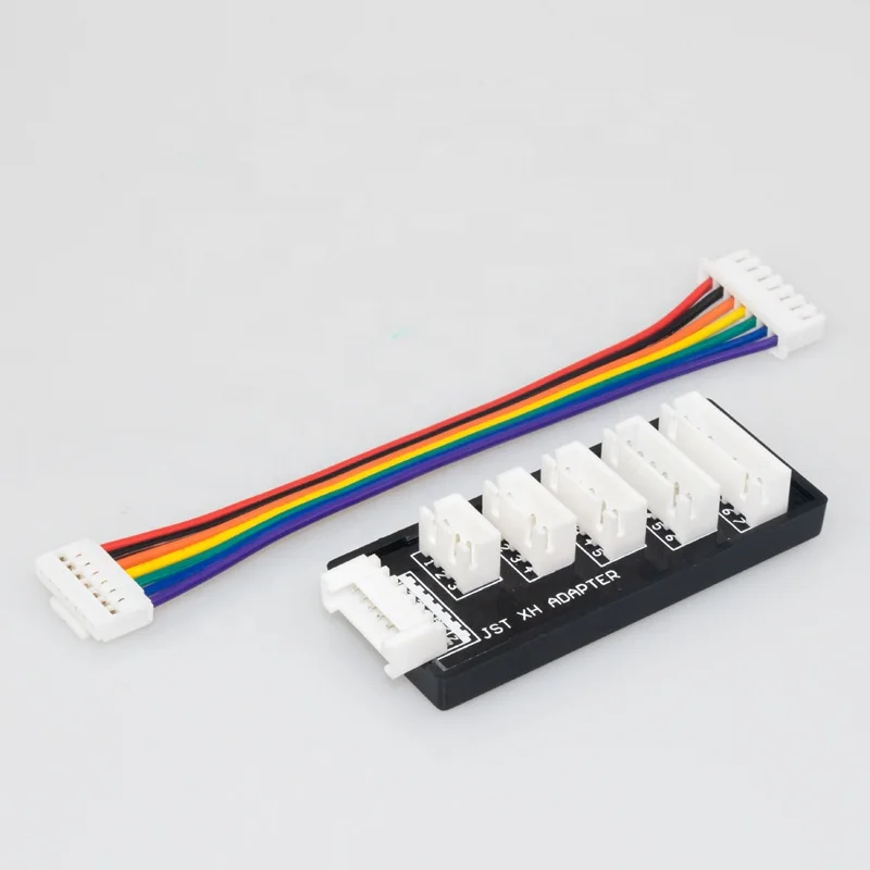 10 قطعة JST-XH توسيع مهايئ شاحن 2-6S يبو بطارية التوازن تهمة مجلس ل B6AC A6 RC الطائرات أجزاء بلاستيكية