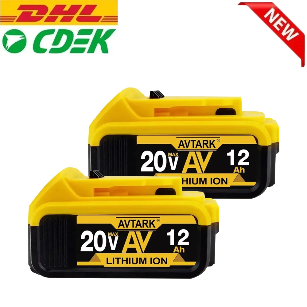 

Original DCB200 20V 12000mAh Lithium Replacement Battery For Dewalt 18V DCB184 DCB200 DCB182 DCB180 DCB181 DCB182 DCB201 DCB206