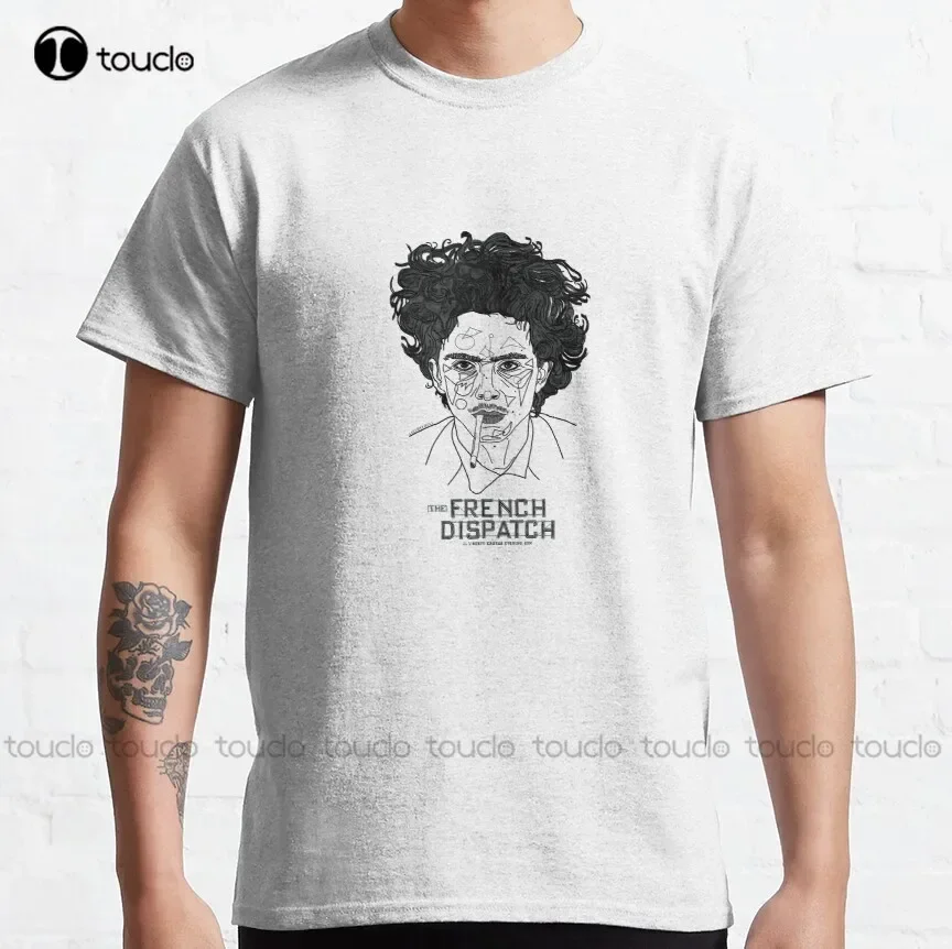 The French Dispatch: Timothée Chalamet Classic T-Shirt Black Button Up Shirt Women Custom Aldult Teen Unisex Fashion Funny New