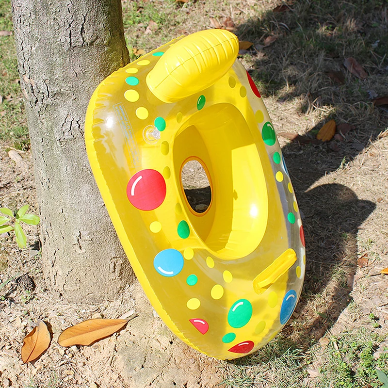 Inflatable Swimming Rings Baby Water Play Games Seat Float Boat Child Swim Ring Accessories Water Fun Pool Toys