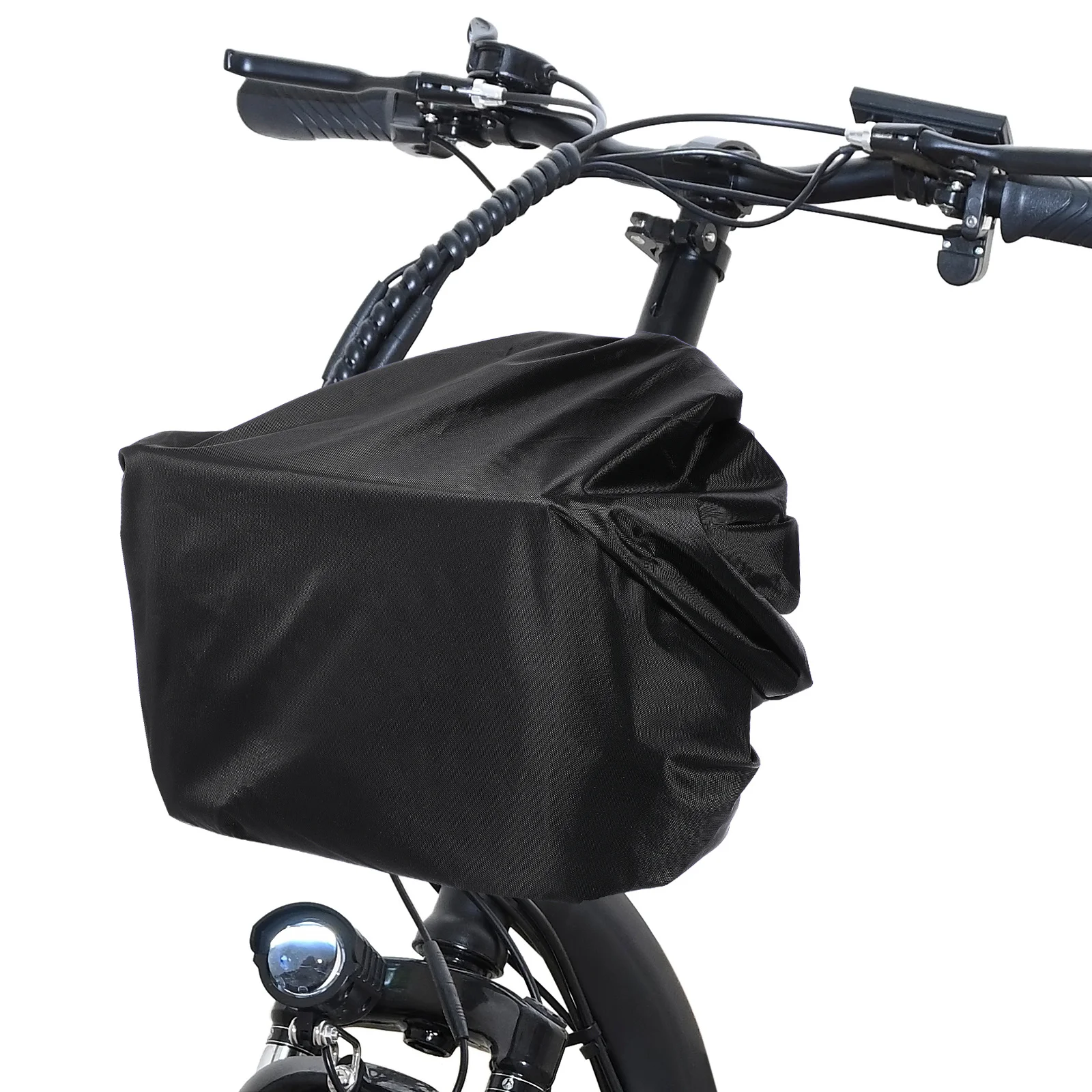 

Waterproof Bike Basket Cover Universal Fit Adjustable Elastic Band Rain Protection For Front Basket Lightweight Electric