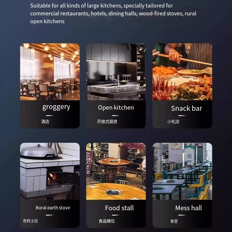 نطاق شفاط المطبخ 2000 وات، نطاق مخصص أو قياسي مثبت على الحائط، سعر صناعي، طباخ مستخرج المطبخ عالي