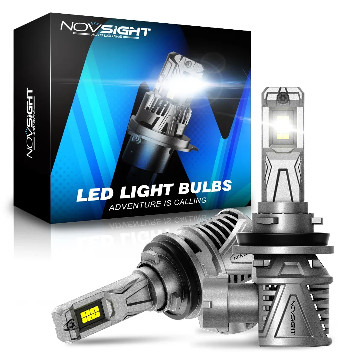 NOVSIGHT H11 Led Bulbs H7 Car Headlight Bulbs H4 H8 H9 9005 HB3 9006 HB4 Auto Lamp 60W 15000LM 6500K White Auto Accessories