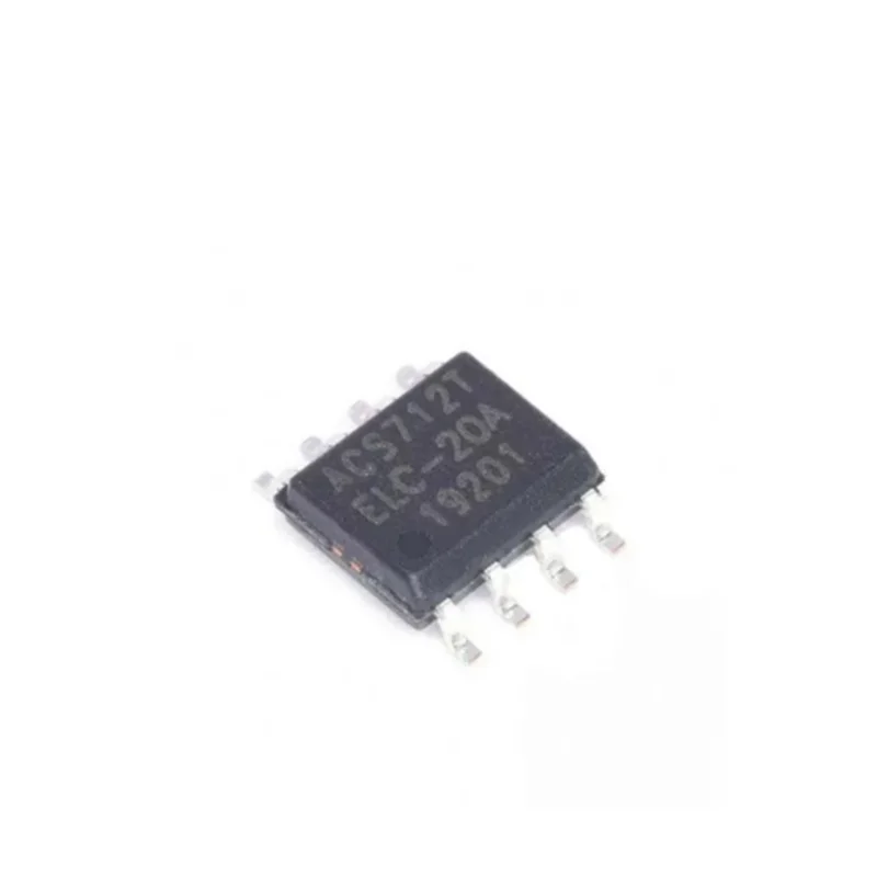 Chip de Sensor de corriente lineal ACS712ELCTR-20A-T, IC SMD SOP-8