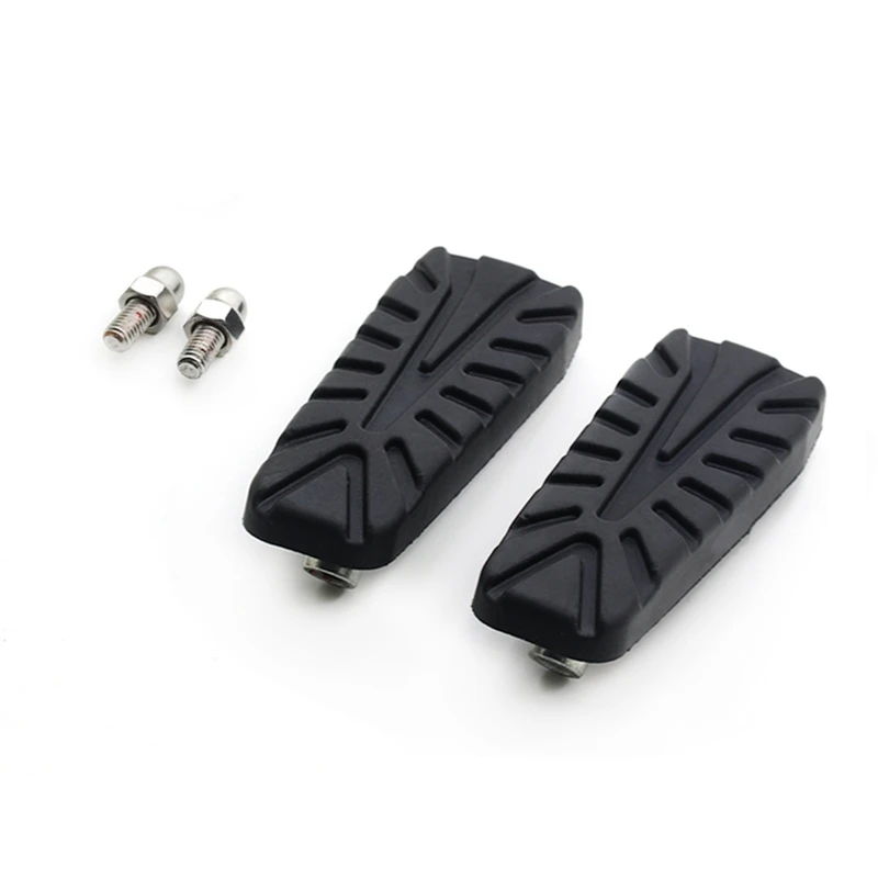 Motorcycle Front Rear Footrest Foot Peg Footpeg Plate Rubber Cover For DUKE 250/390 RC390 2019-2024 DUKE 390