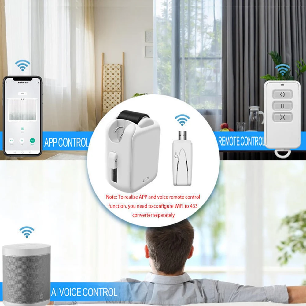 Smart Home Automatic Curtain Machine With Remote Control Support Mobile Phone App Control For Xiaomi,Tmall Genie,Xiaodu