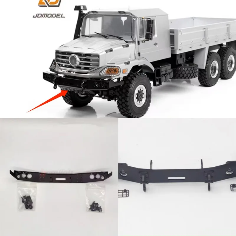 

JDM-172 RC Metal Front Bumper Suitable For 1/14 Saitos JDModel Accessory For Tamiya Lesu RC Remote Controlled Model Parts