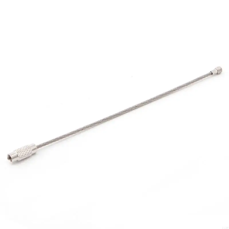 الكثير في الهواء الطلق المشي لمسافات طويلة برغي قفل الفولاذ المقاوم للصدأ لكابل سلك حبل سلسلة حلقة رئيسية