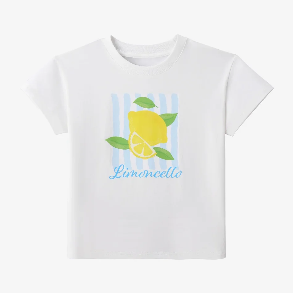 Print Lemon Collection – Girls Tee Short
