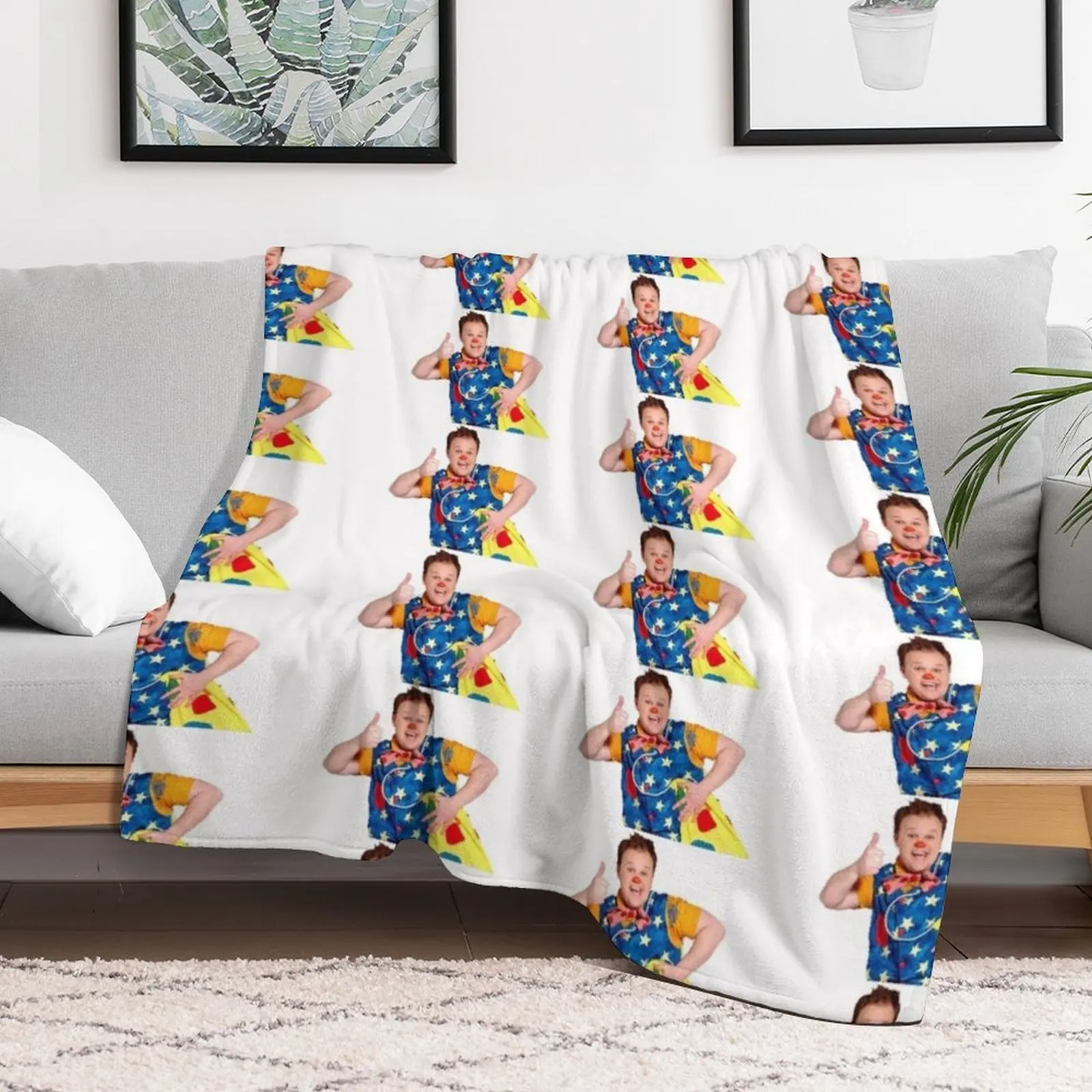 Mr Tumble Throw Blanket Thin Sleeping Bag Thermal Cute Blankets