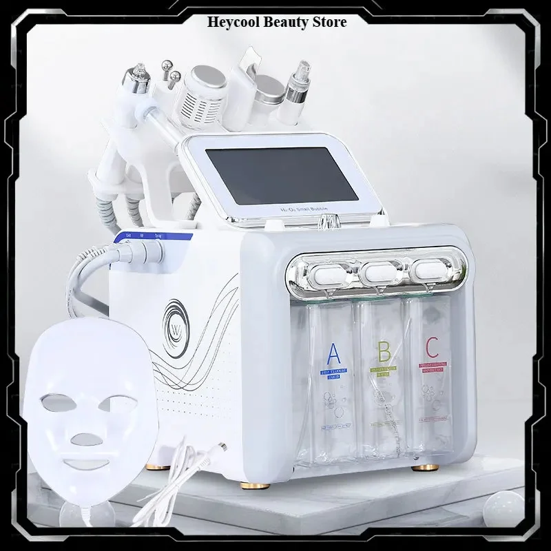 7 in 1 H2O2 Blackhead Remover Skin Cleaning Beauty Device Hydro Facial