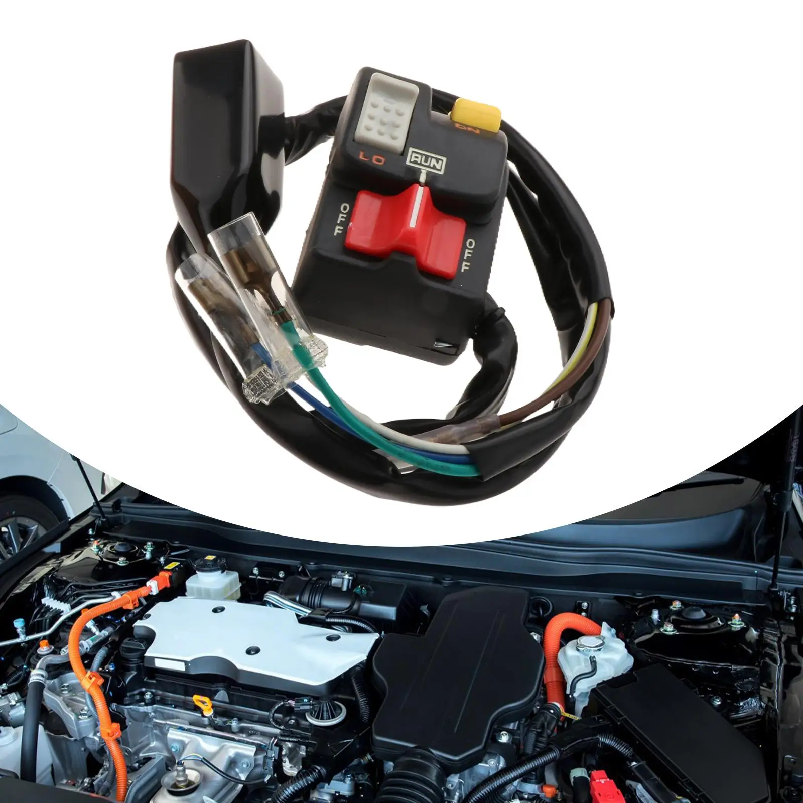 

Light Start Kill Switch Replacement Combination Switch for Honda Atc 350x 1986 Sturdy Accessory Simple Assembly Lightweight