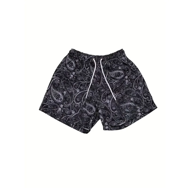 

Men's Sports Basketball Shorts Casual Printed Beach Pants Shorts, Cropped Pants Basketball Sports Shorts