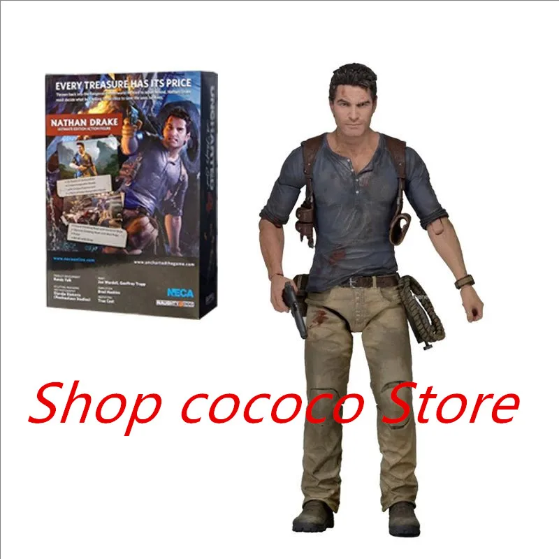 NECA Uncharted 4 A thief's end NATHAN DRAKE Collection Action Figure Movie Model Toy