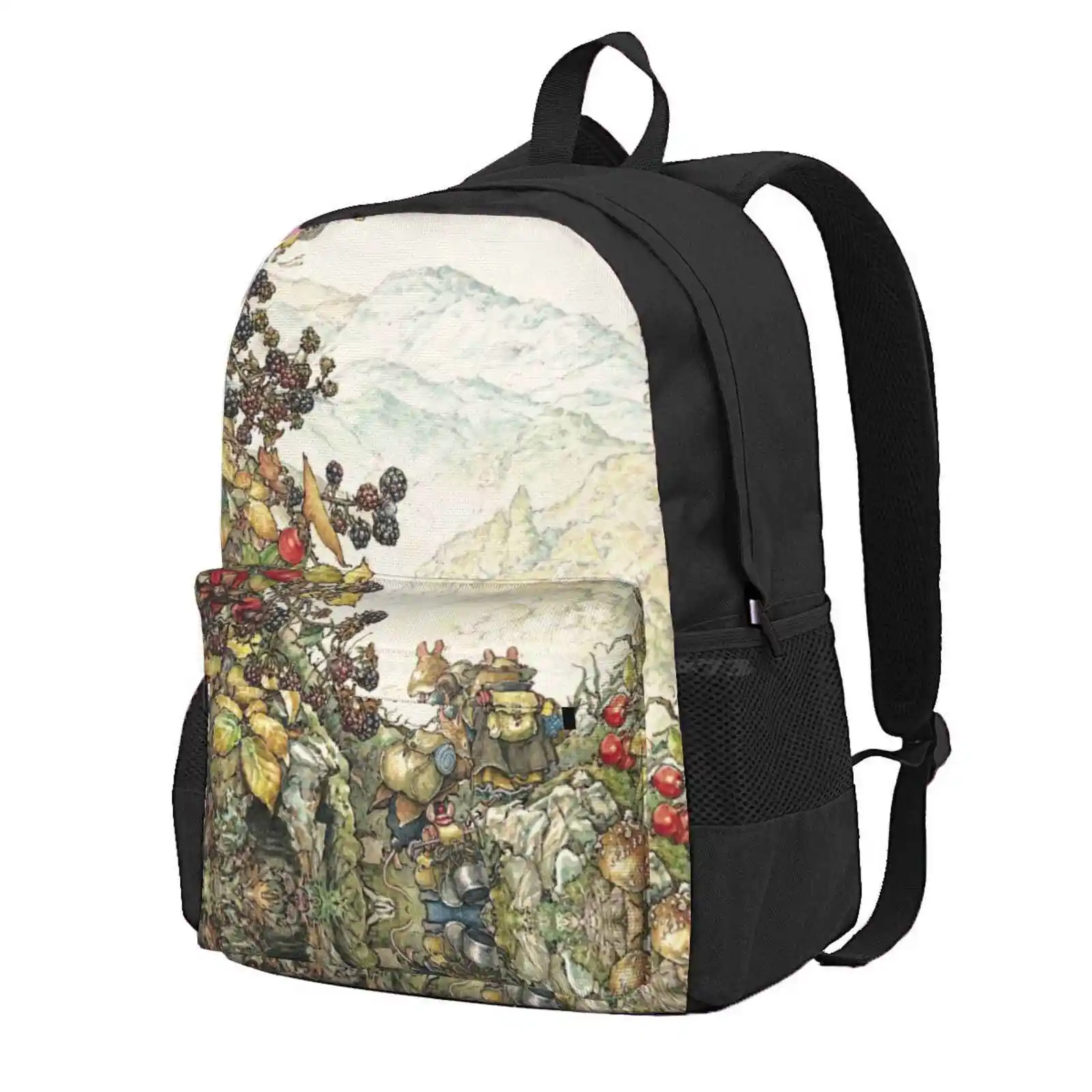 Walk To The High Hills Hot Sale Schoolbag Backpack Fashion Bags Brambly Hedge Jill Barklem English Quintessential British