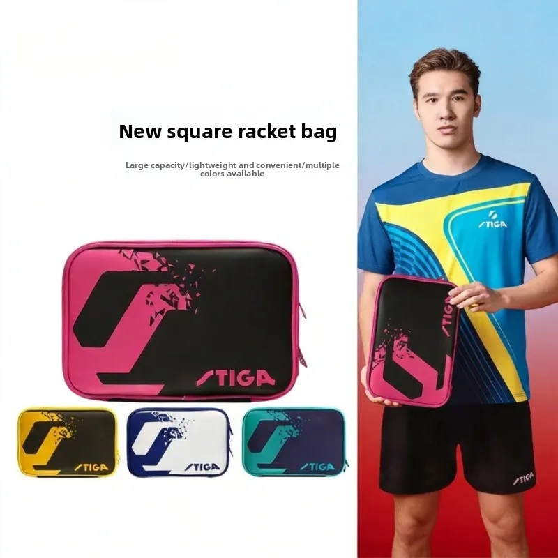 

Double Layer Sports Table Tennis Racket Storage Bag, Portable Ping Pong Protective Carry Case
